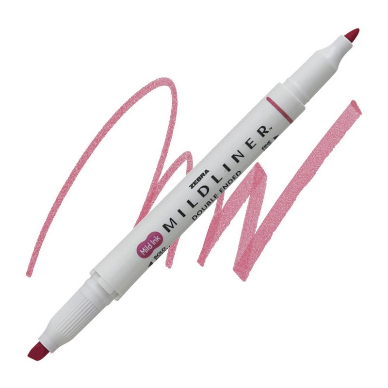 Zvýrazňovač ZEBRA Mildliner, červený