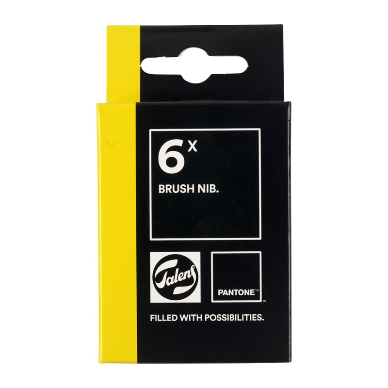 ROYAL TALENS Náhradní štětcové hroty pro PANTONE Duo Tip, 6ks