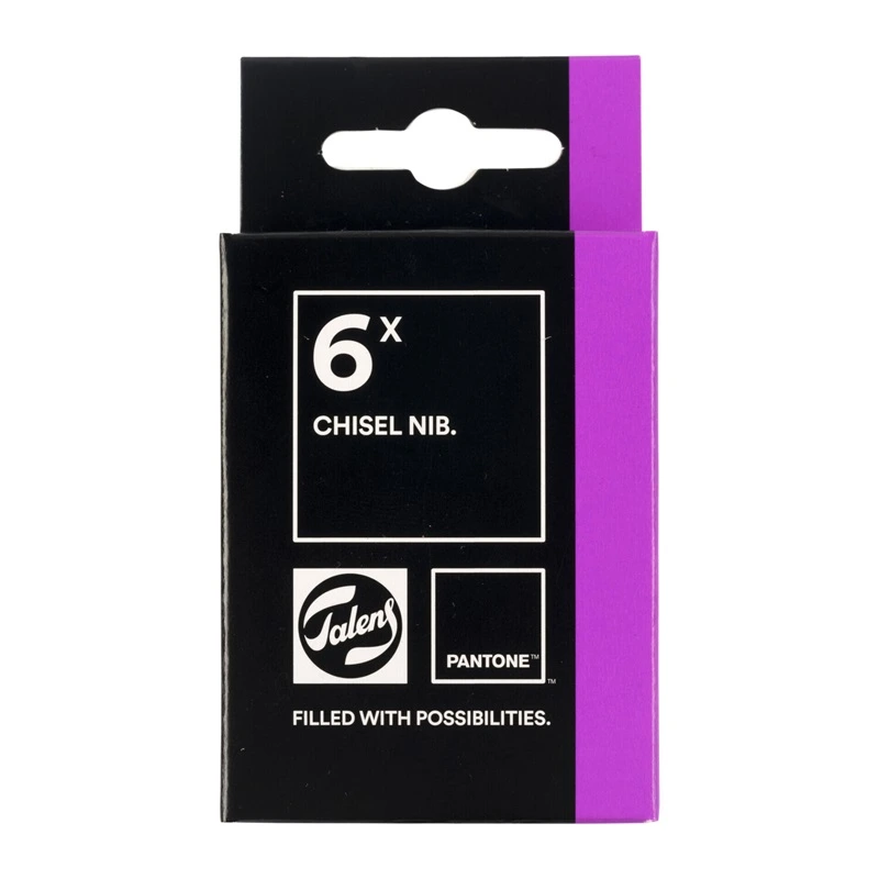 ROYAL TALENS Náhradní šikmé hroty pro PANTONE Duo Tip, 6 ks
