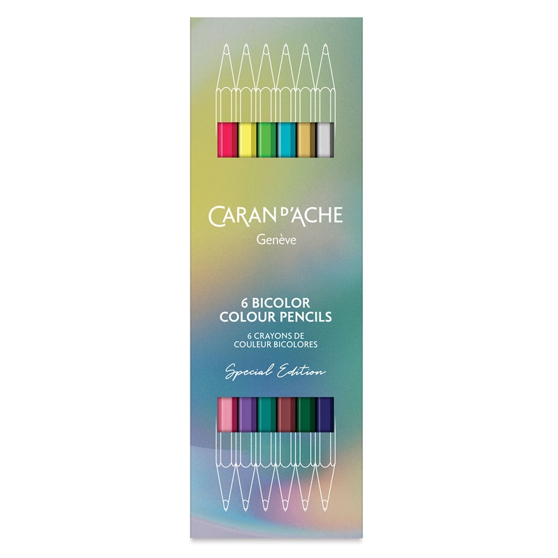CARAN D'ACHE Pastelky Bicolor CARAN D'ACHE, 6ks oboustranné