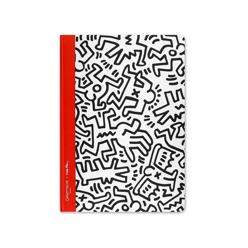 Skicář Keith Haring CARAN D'ACHE A5, tečkovaný