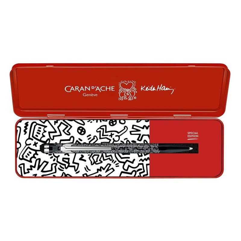 Kuličkové pero Keith Haring CARAN D'ACHE černé F