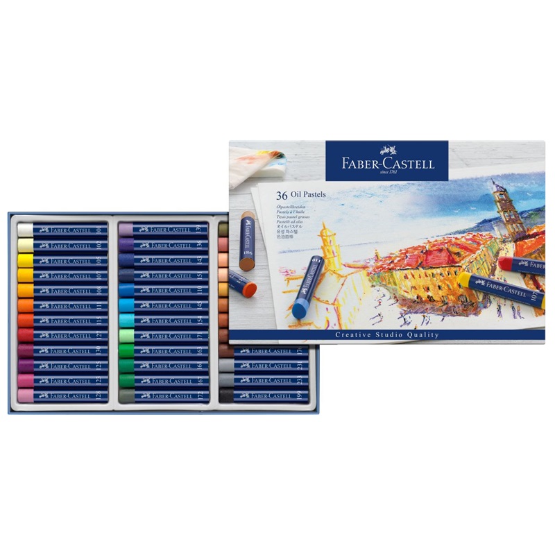 FABER-CASTELL olejové pastely, 36ks