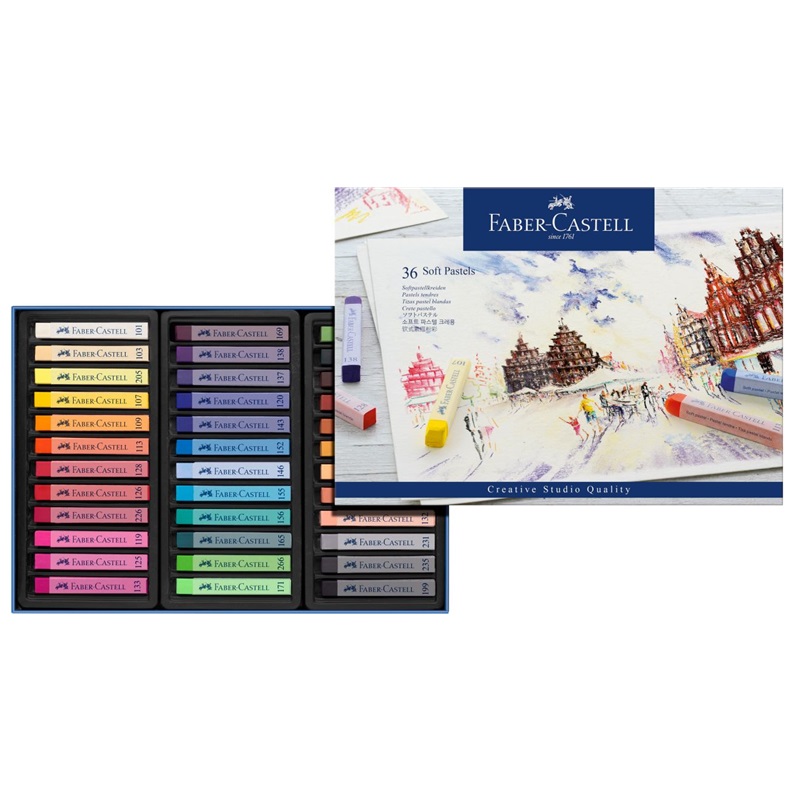 FABER-CASTELL křídové pastely, 36ks