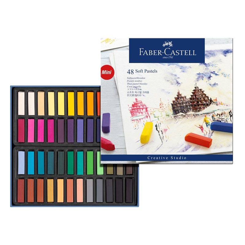 FABER-CASTELL křídové pastely Mini, 48ks