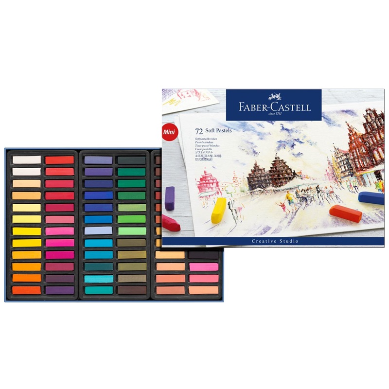 FABER-CASTELL křídové pastely Mini, 72ks