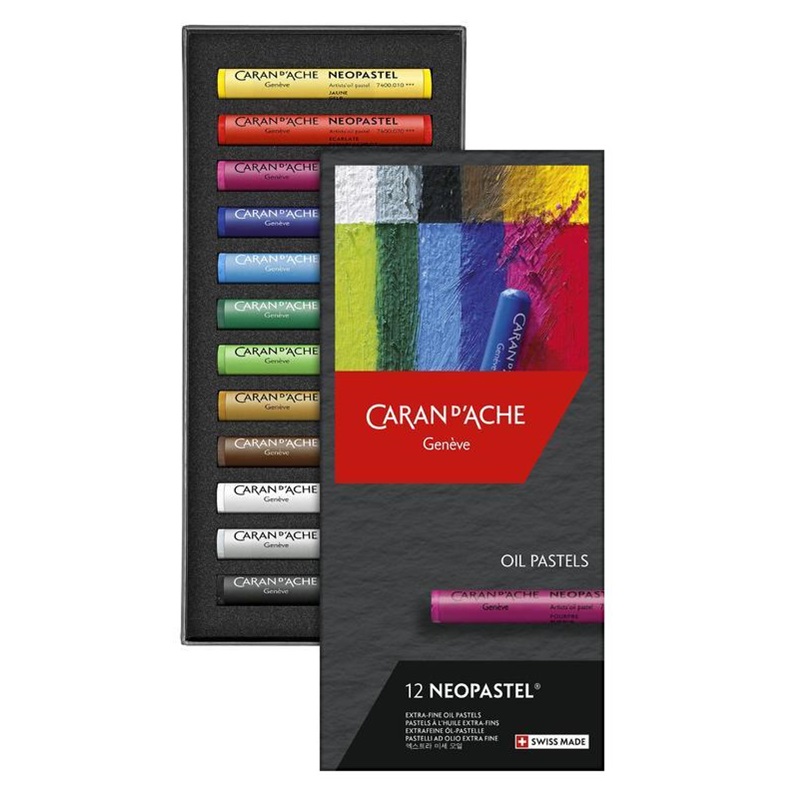 CARAN D'ACHE Olejové pastely Neopastel CARAN D'ACHE, 12 ks