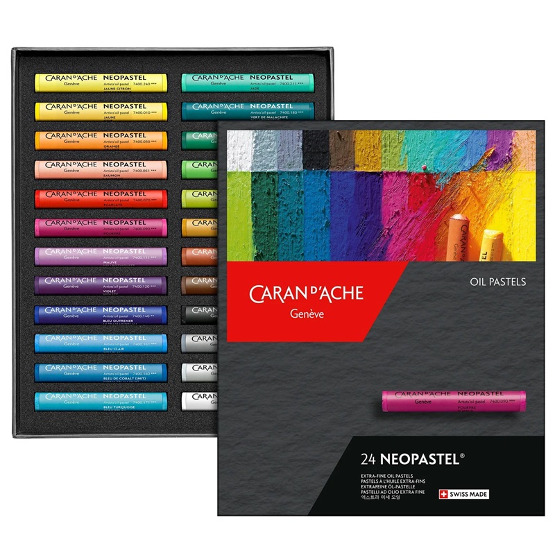 CARAN D'ACHE Olejové pastely Neopastel CARAN D'ACHE, 24 ks