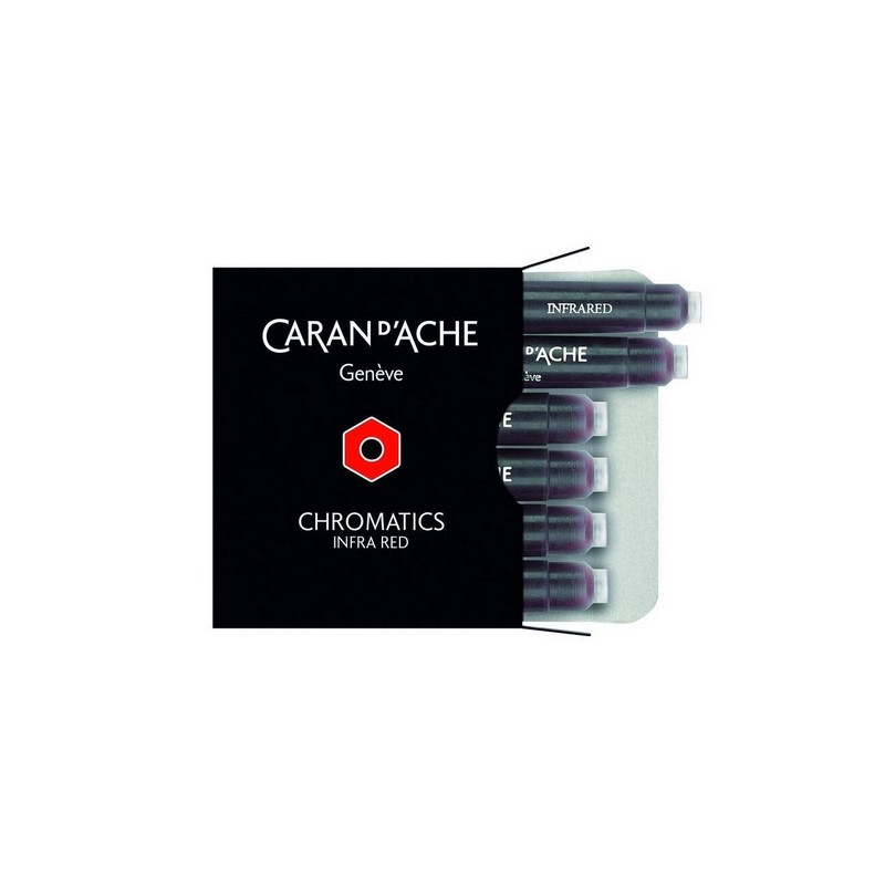 Inkoustové bombičky Chromatics CARAN D'ACHE 6ks, Infra Red