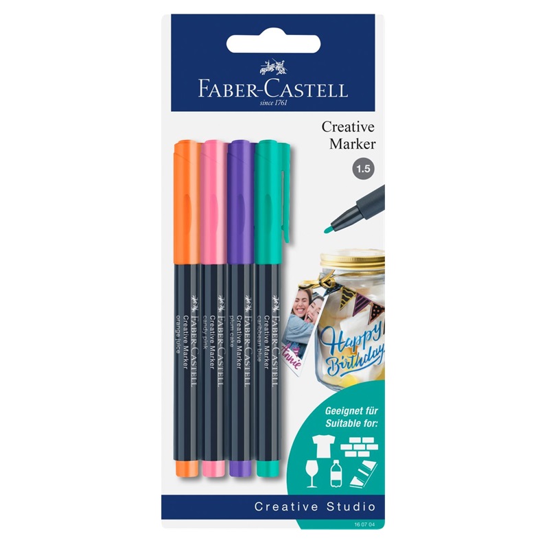 FABER-CASTELL Artist Pen Creative, set 4ks