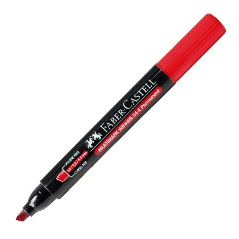 FABER-CASTELL Multimark Winner 54-E, červený