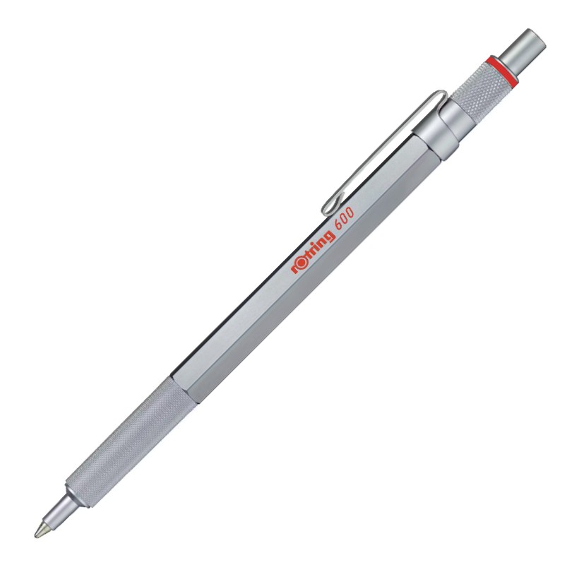 Kuličkové pero ROTRING 600 stříbrné
