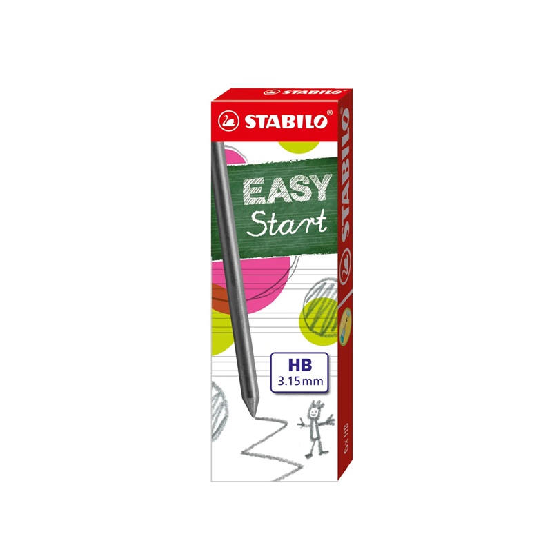 Náhradní tuhy do mechanické tužky STABILO EASYergo 3,15mm HB, 6ks
