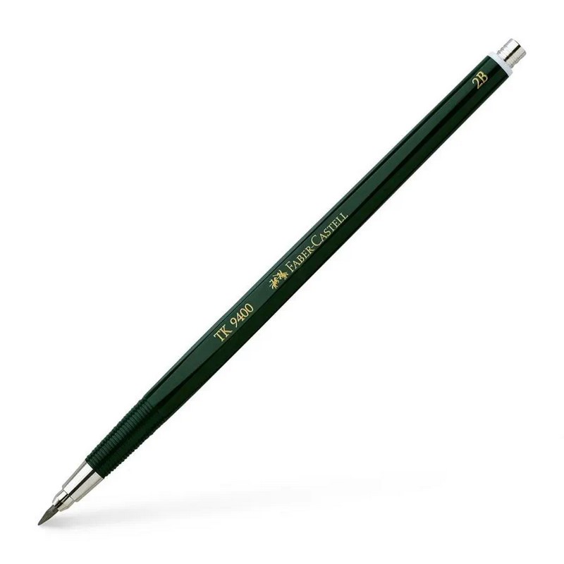 FABER-CASTELL mechanická tužka TK 9400 zelená 2,0mm 2B