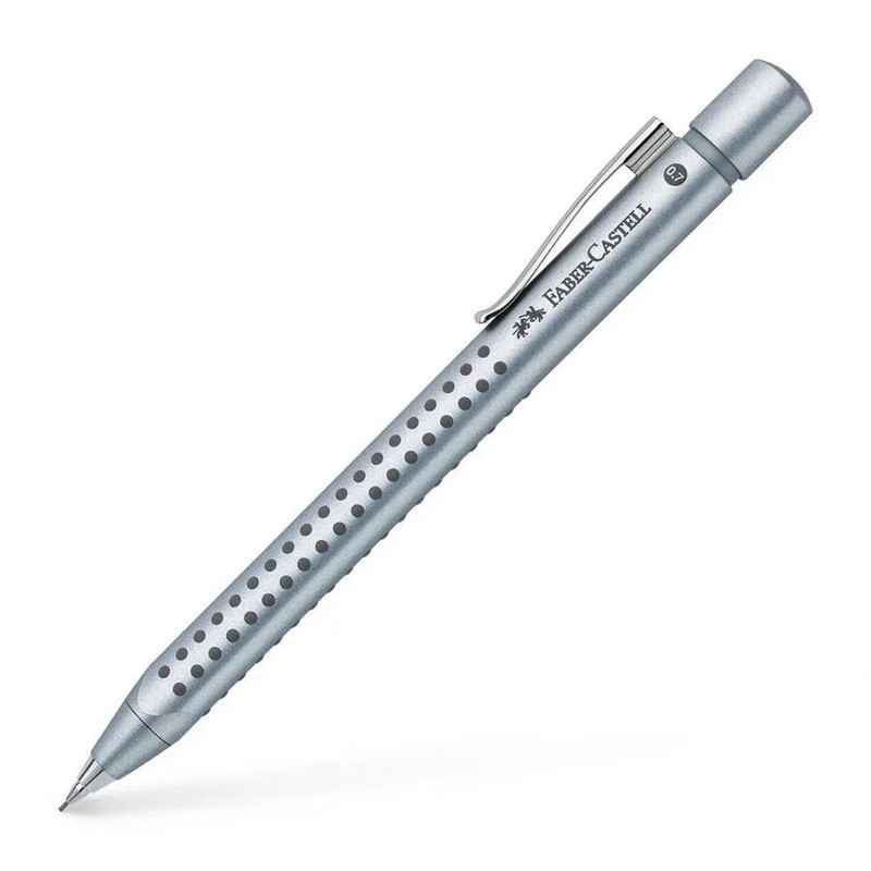 FABER-CASTELL mikrotužka GRIP Profi stříbrná 0,7mm HB