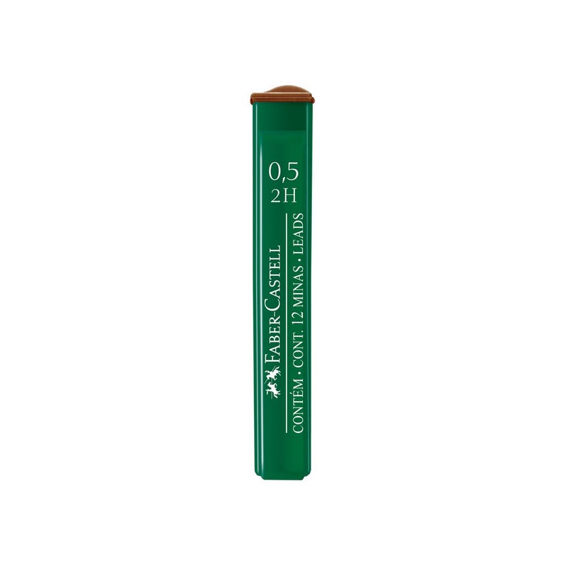 FABER-CASTELL náhradní tuhy do mikrotužky Polymer 0,5mm 2H, 12ks