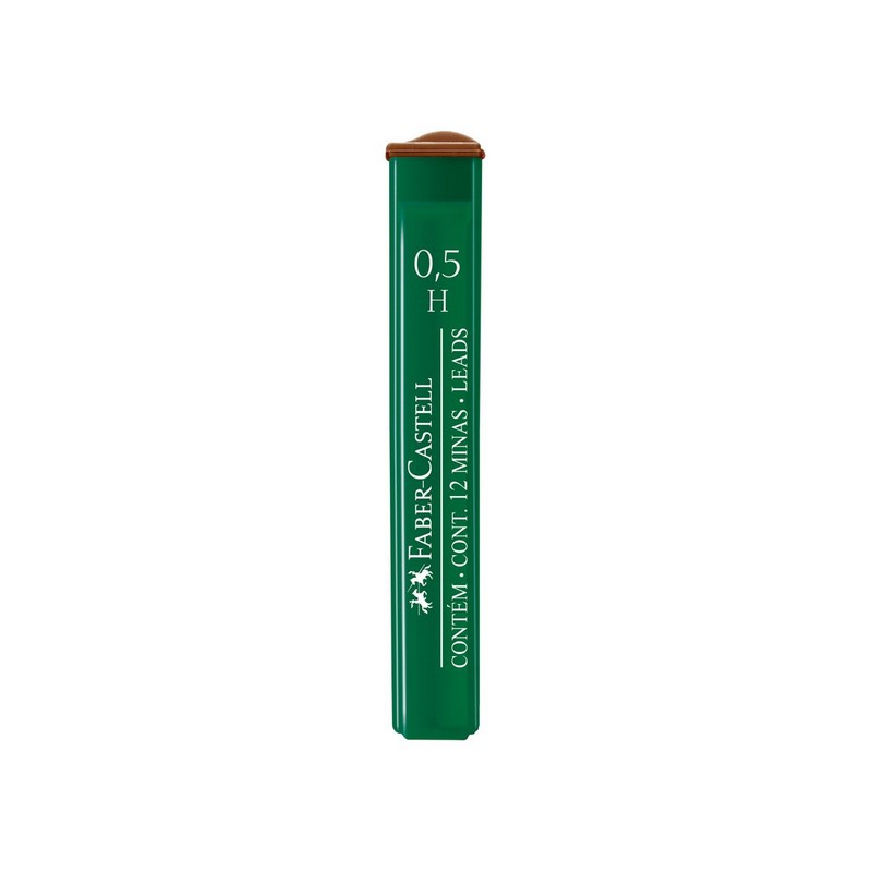 FABER-CASTELL náhradní tuhy do mikrotužky Polymer 0,5mm H, 12ks