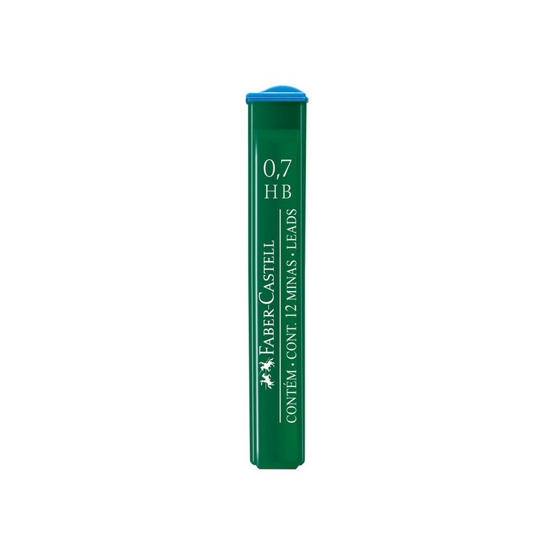 FABER-CASTELL náhradní tuhy do mikrotužky Polymer 0,7mm HB, 12ks