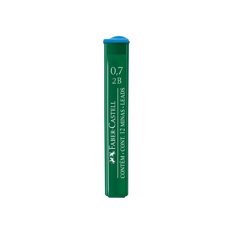FABER-CASTELL náhradní tuhy do mikrotužky Polymer 0,7mm 2B, 12ks