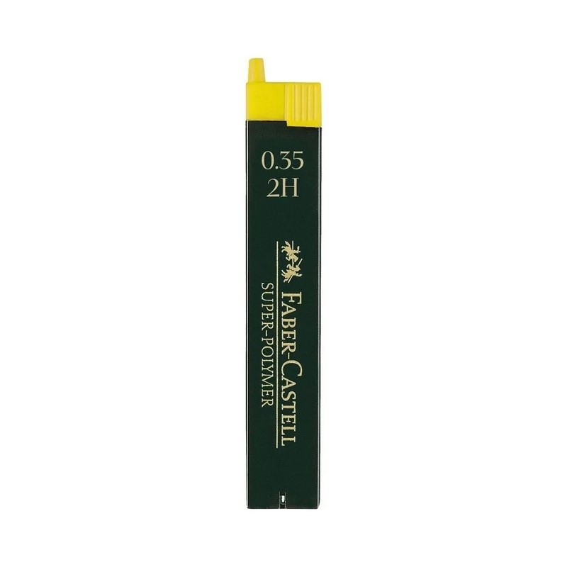 FABER-CASTELL náhradní tuhy do mikrotužky Super Polymer 0,35mm 2H, 12ks