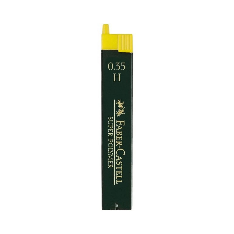 FABER-CASTELL náhradní tuhy do mikrotužky Super Polymer 0,35mm H, 12ks