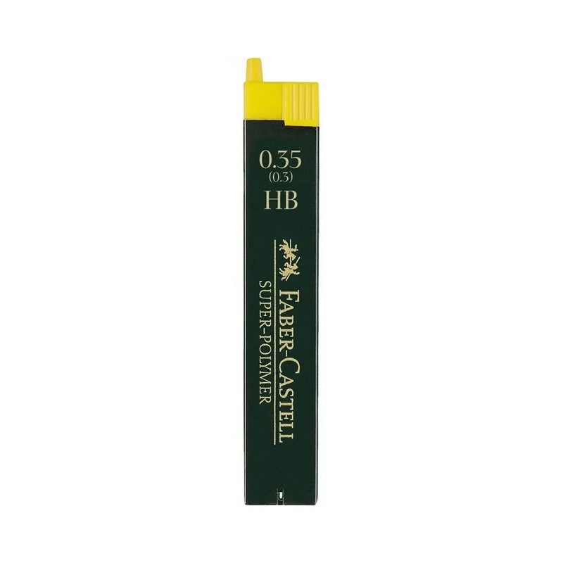 FABER-CASTELL náhradní tuhy do mikrotužky Super Polymer 0,35mm HB, 12ks