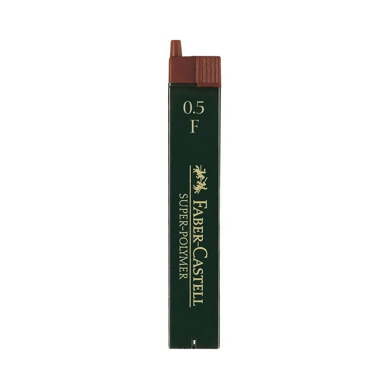 FABER-CASTELL náhradní tuhy do mikrotužky Super Polymer 0,5mm F, 12ks
