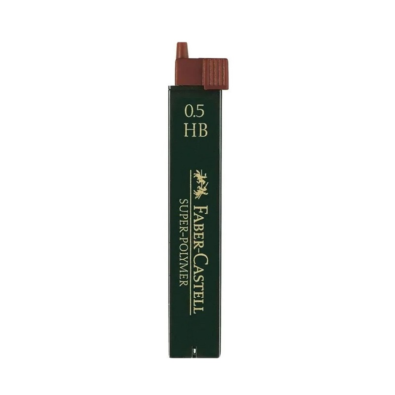 FABER-CASTELL náhradní tuhy do mikrotužky Super Polymer 0,5mm HB, 12ks