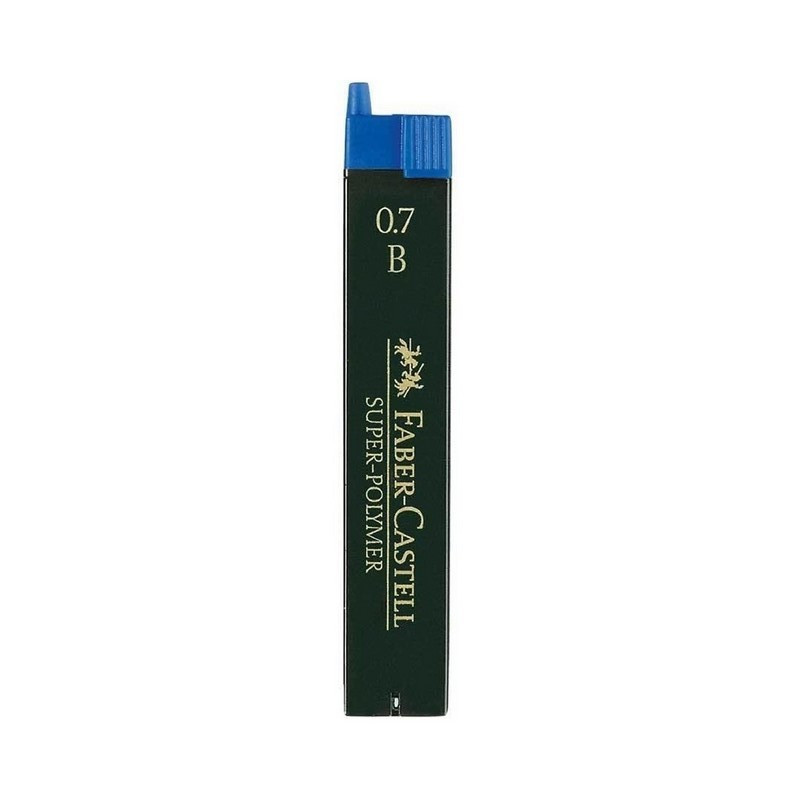 FABER-CASTELL náhradní tuhy do mikrotužky Super Polymer 0,7mm B, 12ks