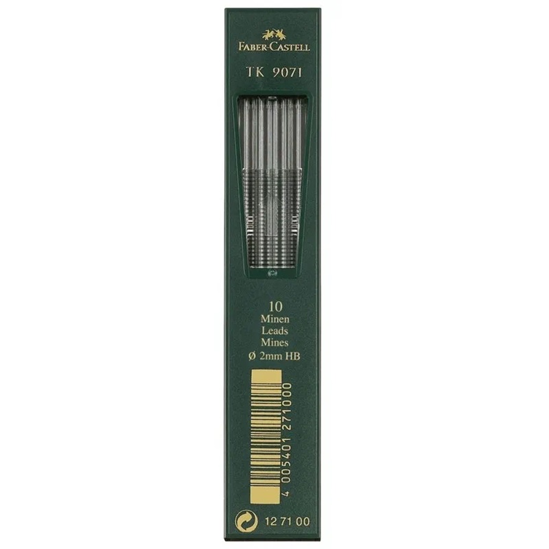 FABER-CASTELL náhradní tuhy do mechanické tužky TK 9071 2,0mm HB, 10ks