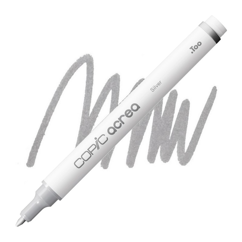 Akrylová fixa COPIC Acrea tenká, Silver