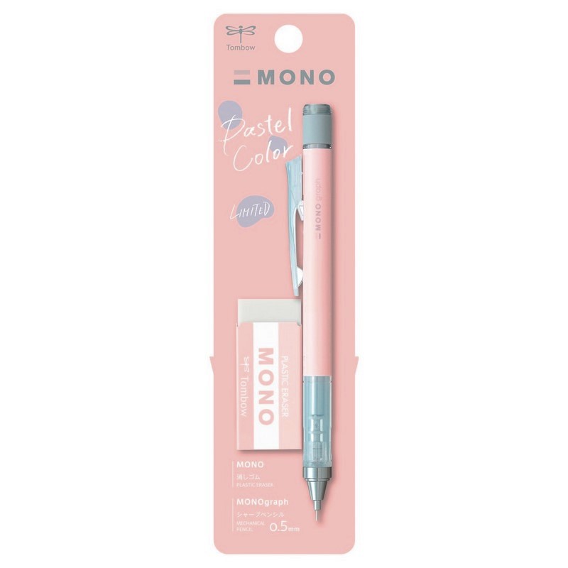 TOMBOW mikrotužka MONO Graph Pastel 0,5mm, Coral Pink + guma