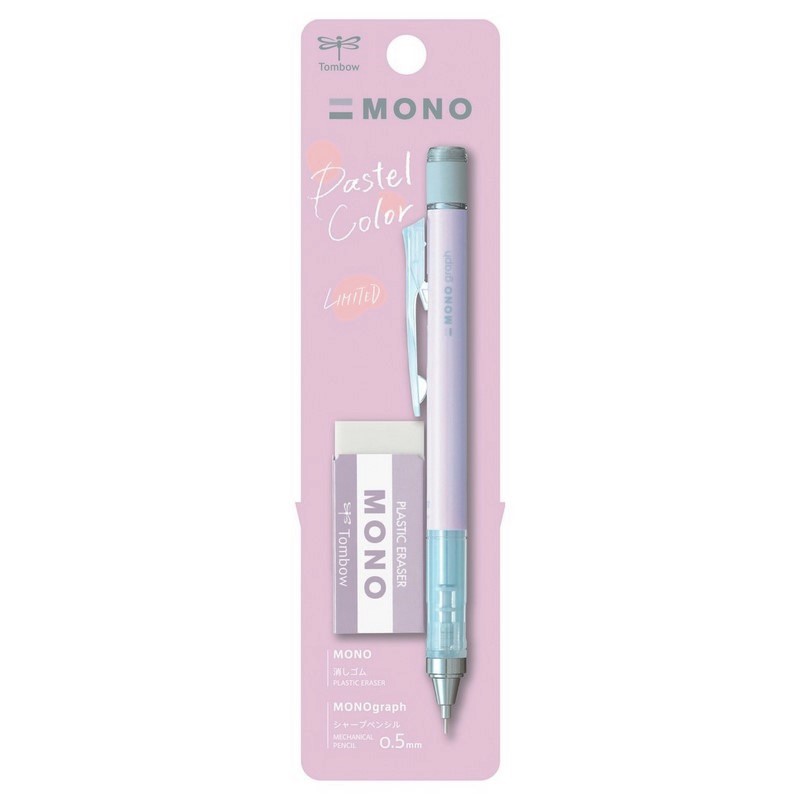 TOMBOW mikrotužka MONO Graph Pastel 0,5mm, Lavender + guma