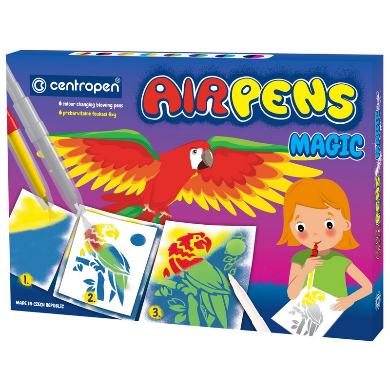 Foukací fixy CENTROPEN 1549, 8ks Magic