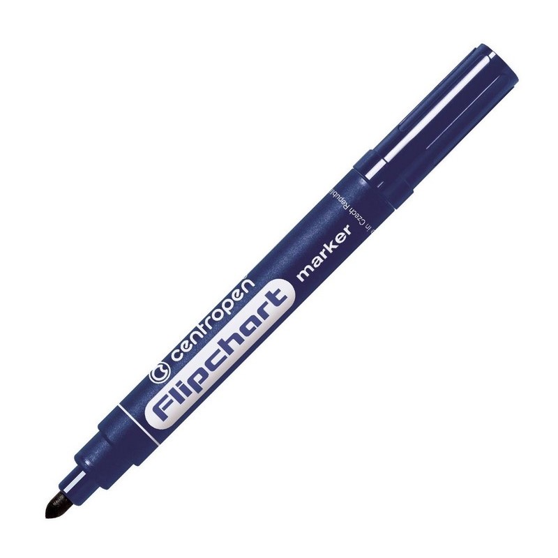 Značkovač FLIPCHART silný CENTROPEN 8550, kulatý modrý