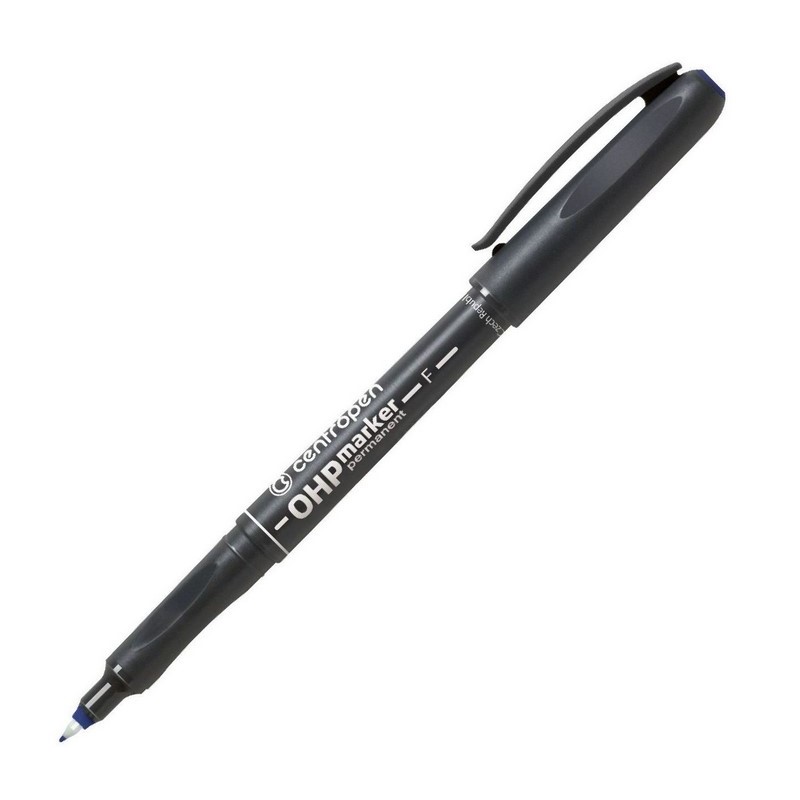 Permanentní popisovač CENTROPEN 2636 OHP 0,6mm, modrý