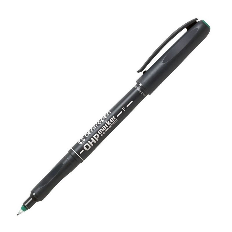 Permanentní popisovač CENTROPEN 2636 OHP 0,6mm, zelený