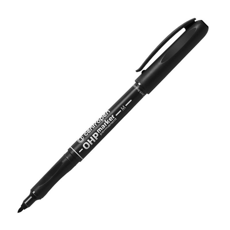 Permanentní popisovač CENTROPEN 2637 OHP 1mm, černý