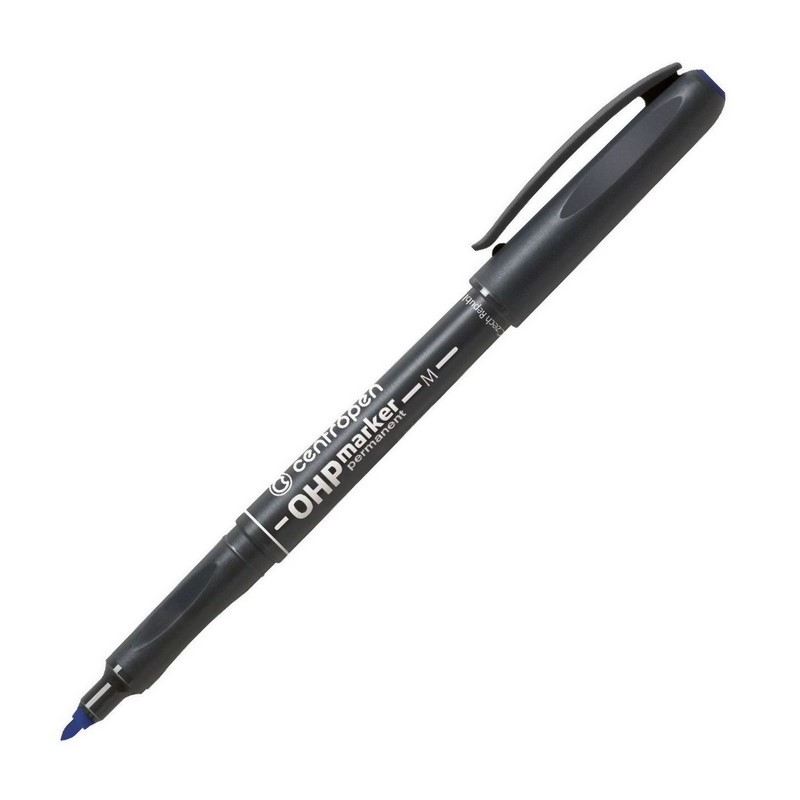 Permanentní popisovač CENTROPEN 2637 OHP 1mm, modrý