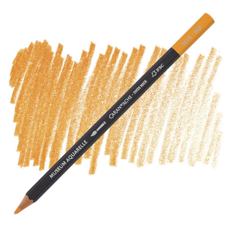 CARAN D'ACHE Akvarelová pastelka Museum CARAN D'ACHE, 052 saffron