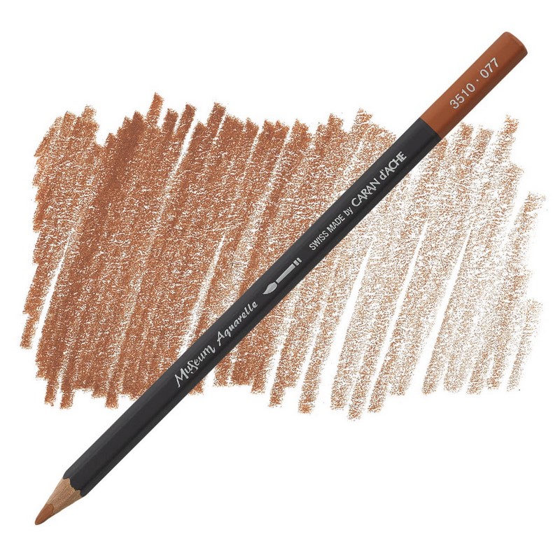 CARAN D'ACHE Akvarelová pastelka Museum CARAN D'ACHE, 077 burnt ochre
