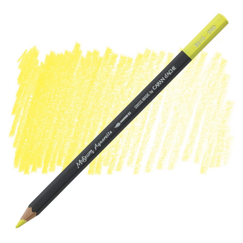 CARAN D'ACHE Akvarelová pastelka Museum CARAN D'ACHE, 240 lemon yellow