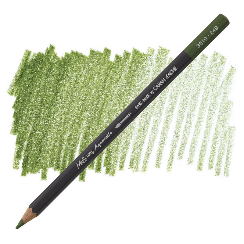 CARAN D'ACHE Akvarelová pastelka Museum CARAN D'ACHE, 249 olive