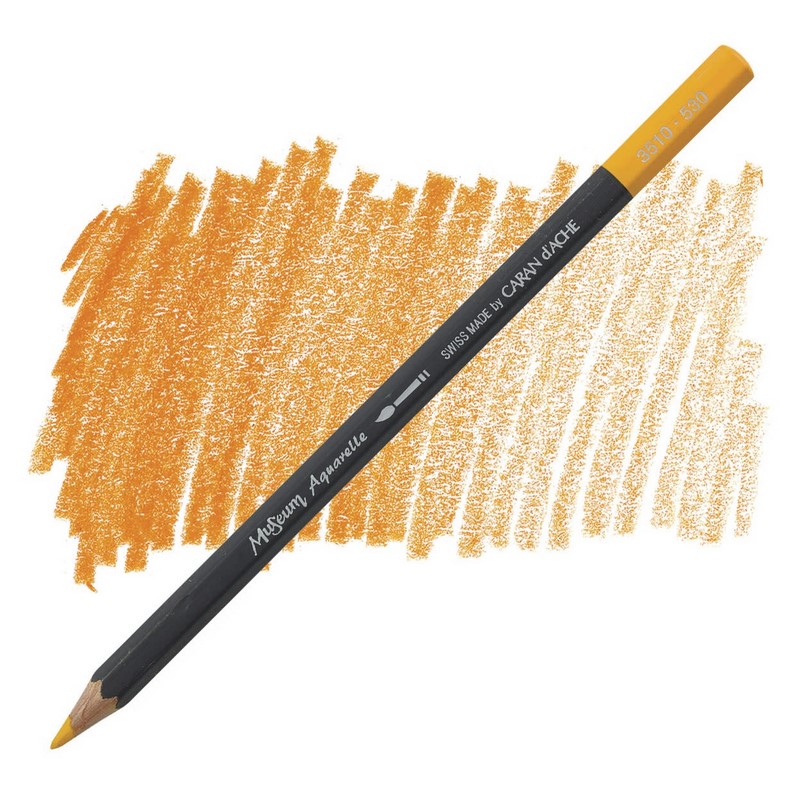 CARAN D'ACHE Akvarelová pastelka Museum CARAN D'ACHE, 530 gold cadmium yellow