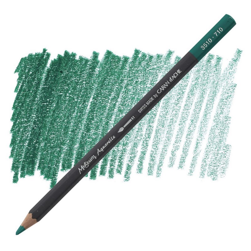 CARAN D'ACHE Akvarelová pastelka Museum CARAN D'ACHE, 710 phthalocyanine green