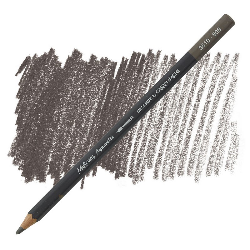 CARAN D'ACHE Akvarelová pastelka Museum CARAN D'ACHE, 808 french grey