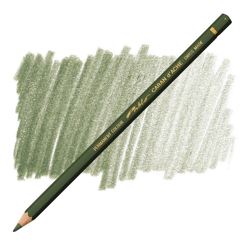 CARAN D'ACHE Permanentní pastelka Pablo CARAN D'ACHE, 019 olive black