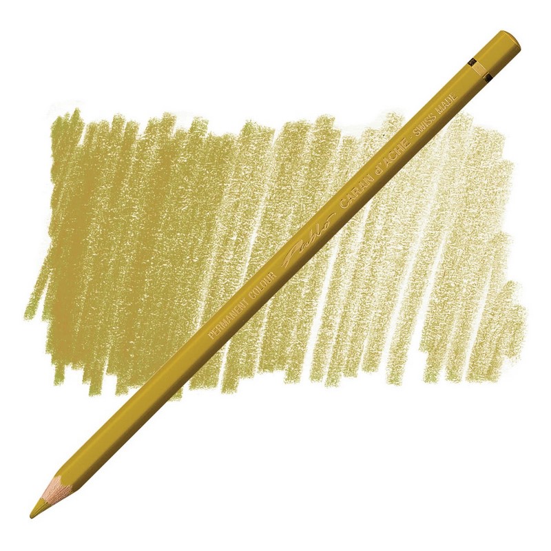 CARAN D'ACHE Permanentní pastelka Pablo CARAN D'ACHE, 025 green ochre