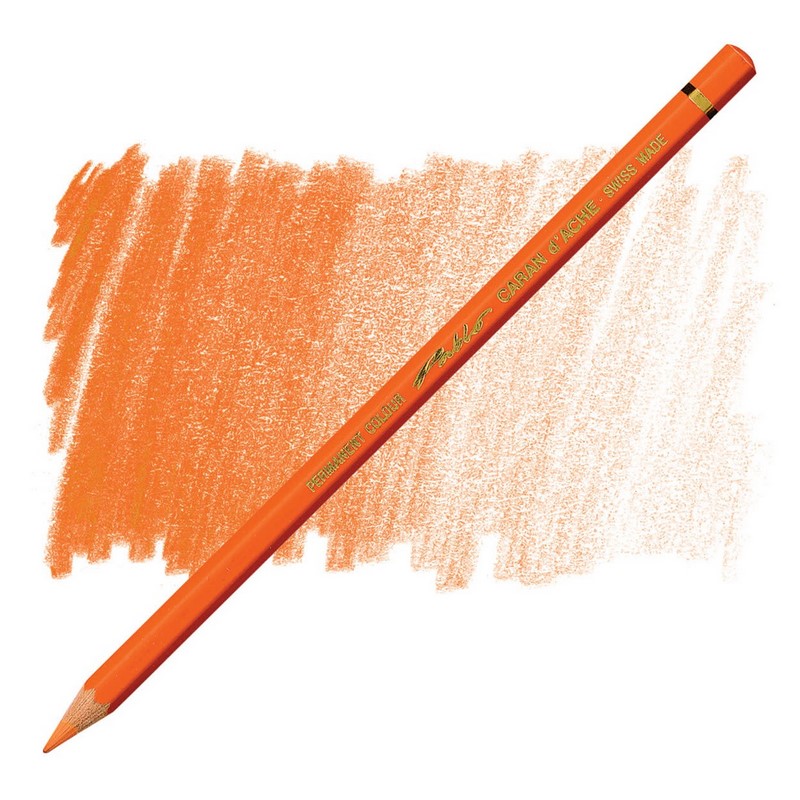 CARAN D'ACHE Permanentní pastelka Pablo CARAN D'ACHE, 040 reddish orange