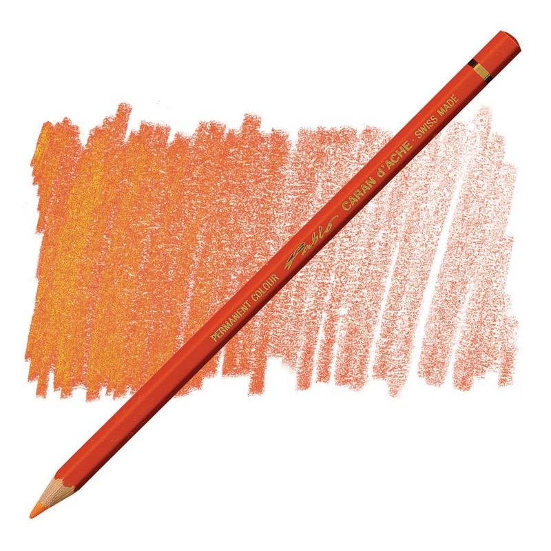 CARAN D'ACHE Permanentní pastelka Pablo CARAN D'ACHE, 050 flame red